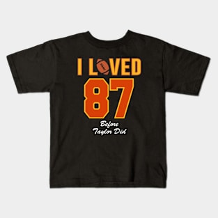 I Loved 87 Before She Did Kids T-Shirt